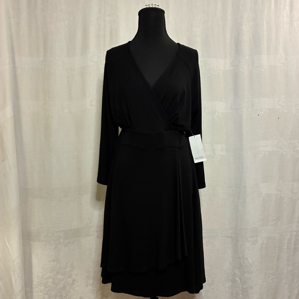 Karen Kane Black Wrap Dress
